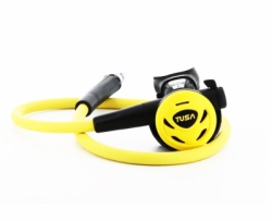 SS 11   OCTOPUS 2ND STAGE TUSA SS 11  LP HOSE 2ND STAGE RUBBER YELLOW balidiveshop 1  large